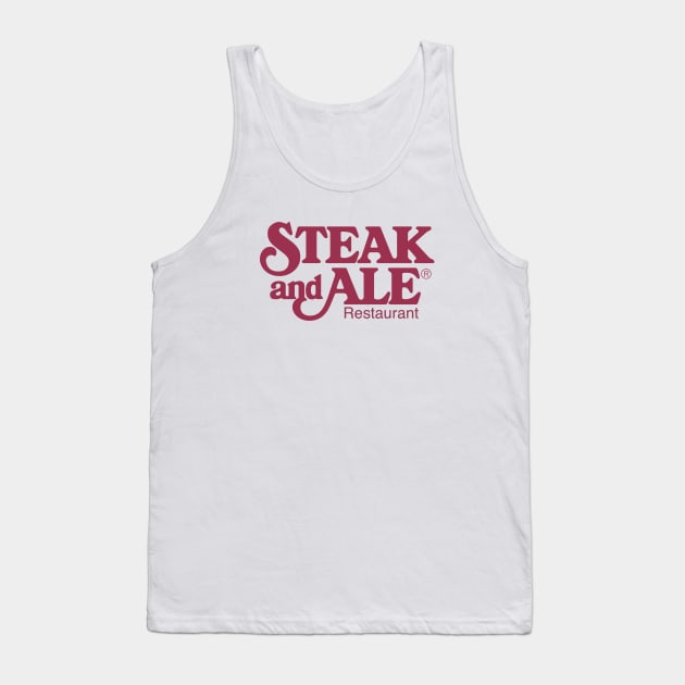 Steak & Ale Tank Top by MindsparkCreative